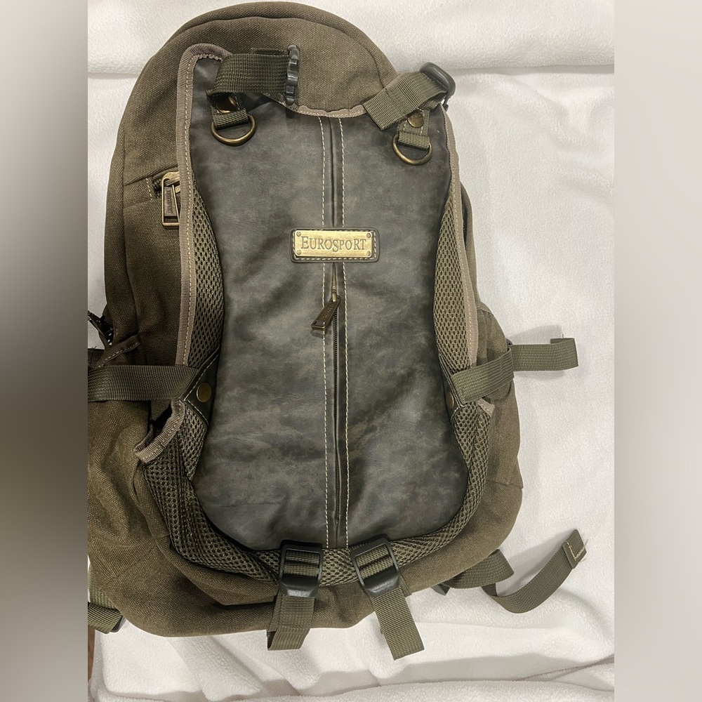 Eurosport backpack. New w/out tags. Army green.